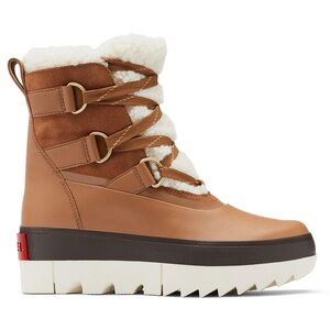 Sorel Tan and White Winter Boots